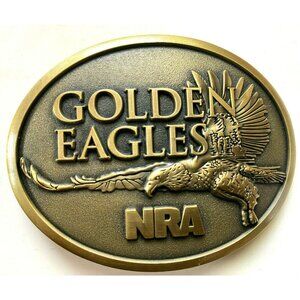 Golden Eagles NRA Belt Buckle